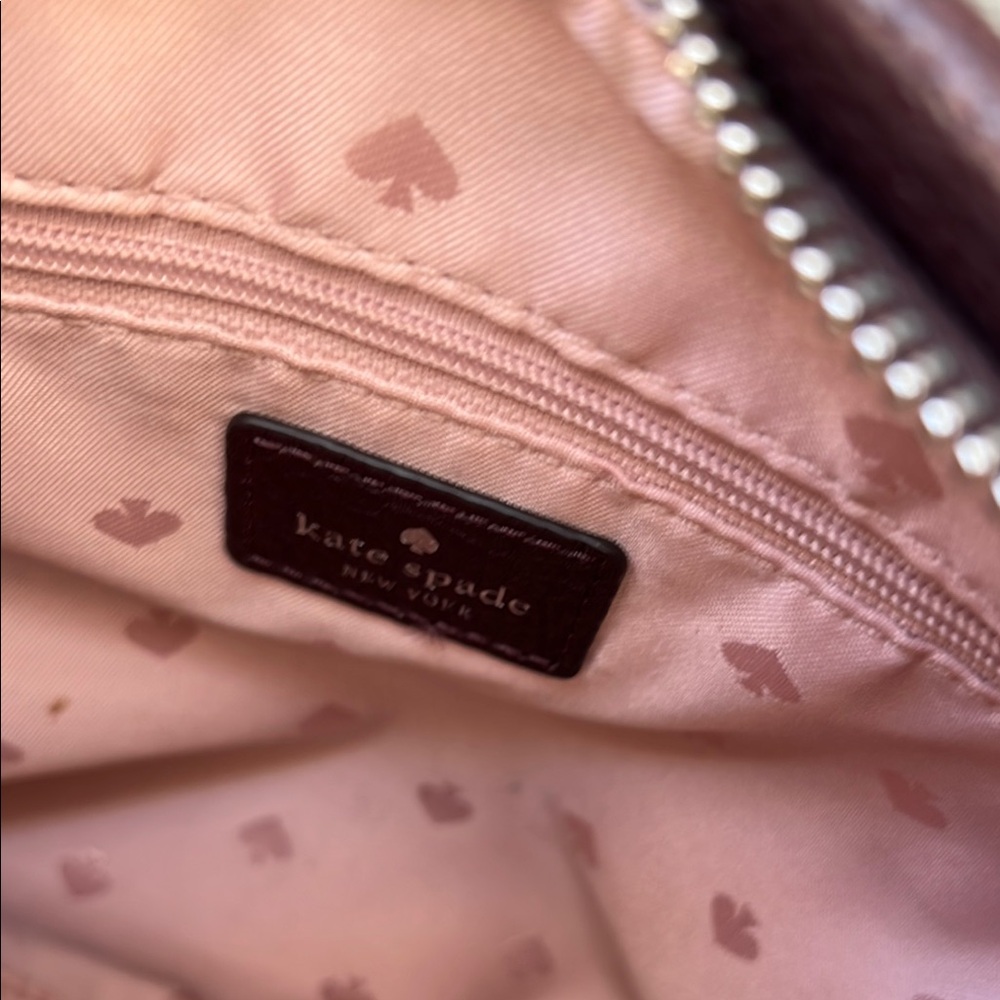 Kate Spade Burgundy Leather Shoulder Bag - Picture 5 of 7